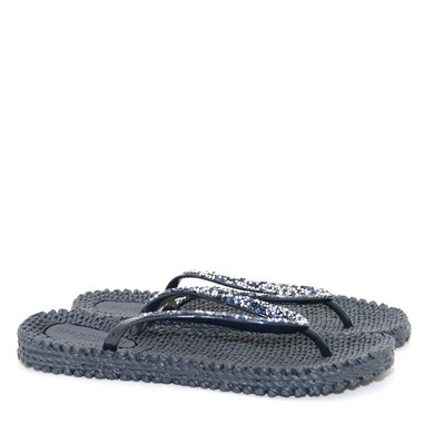 Slipper grove glitter indigo 