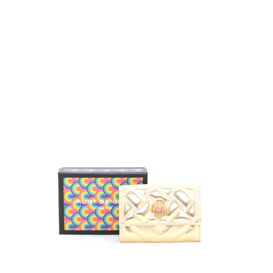 KG Flap Multi Cardholder Gold Leather 