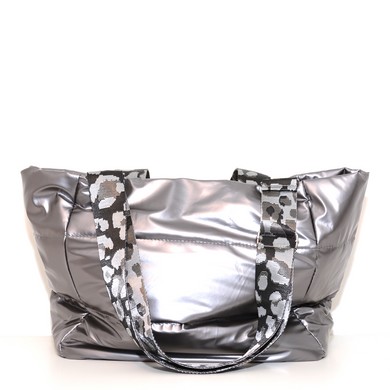 BC Quilted Shopper Bag Gun metal