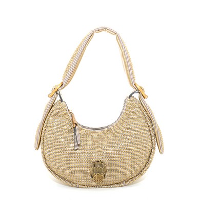KG Kensington Puff SM Hobo Beige fabric