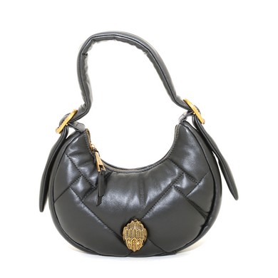 KG Kensington Puff SM Hobo Black Leather
