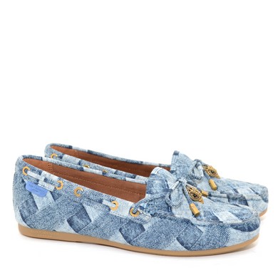 KG Eagle Driver Denim Flats W88