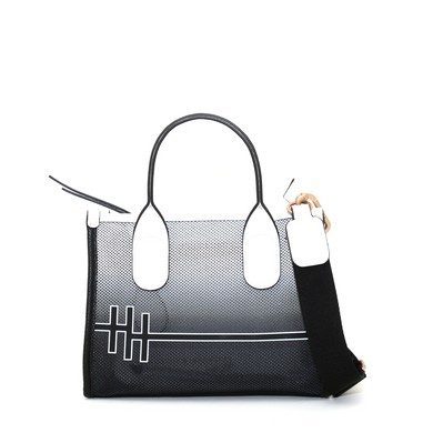Hisp Totebag small Black White