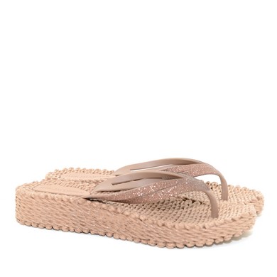 Slipper dikke zool Beige