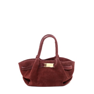 Doreen tas bordeaux suede