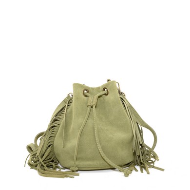 Doreen tas groen suede