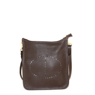 Doreen tas donkerbruin leer 2