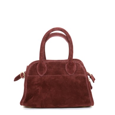 Doreen tas bordeaux suede 2