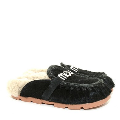 D28 Winter bio slide long hair ponyskim LHPBK