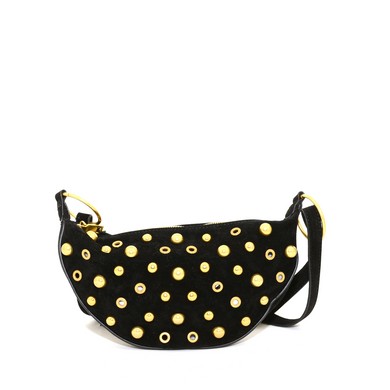 BC Tasje met studs Zwart