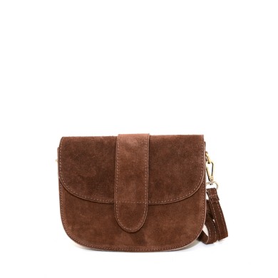 Doreen tas bruin suede 3