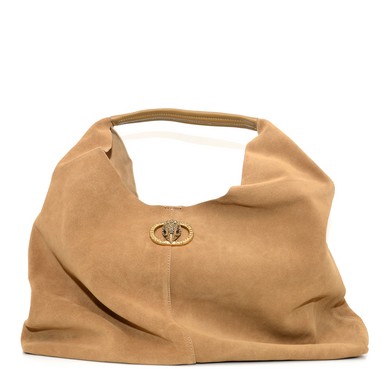 KG Chelsea LG Slouch Hobo Tan Suede