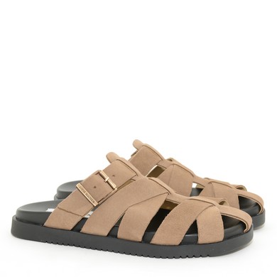 V40 Mamba Taupe suede