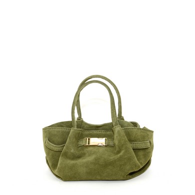 Doreen  tasje groen suede
