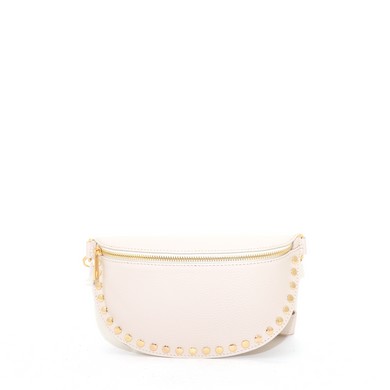 Doreen Beltbag crème met studs