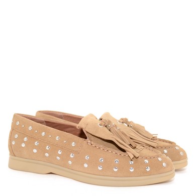 J2 Moccassin Studs Beige