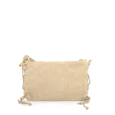 Doreen tasje beige suede