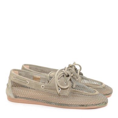 P18 Boat Loafer Mesh Khaki