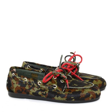 P19 Boat Loafer Camo green
