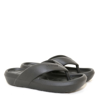 Slippers dikke zool zwart