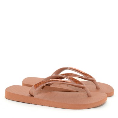 Slipper terracotta glitters