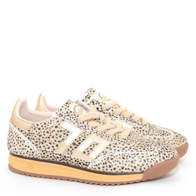 B14 Jogger fur pois gold