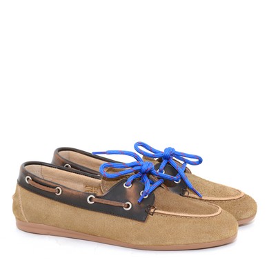 P23 Boat Loafer coffee/caramelo