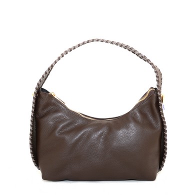 Doreen tas donkerbruin leer