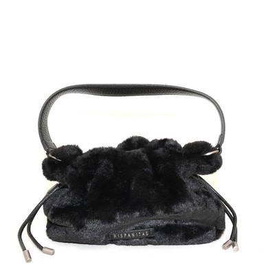 Hisp Tas black fluffy