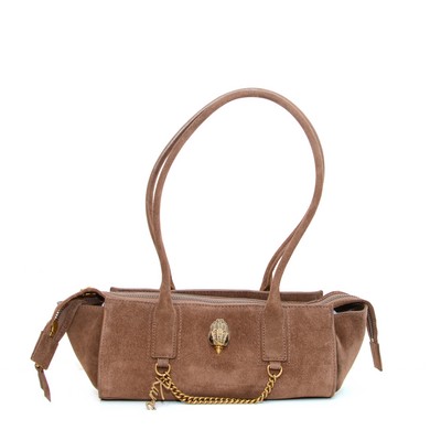 KG Sloane Eastwest Shoulder Suede Brown