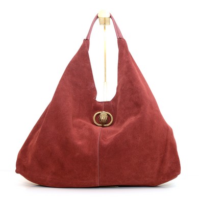 KG Chelsea LG Slouch Hobo Wine Suede