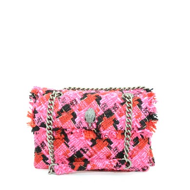 KG Tweed Kensington bag pink fabric