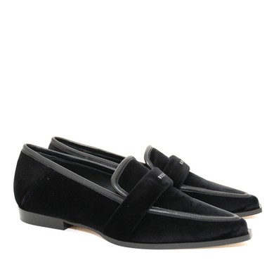 N21 Delphine Loafer Black velvet