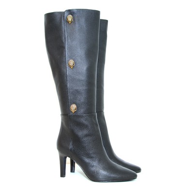 Shoreditch Knee Boot Black W33